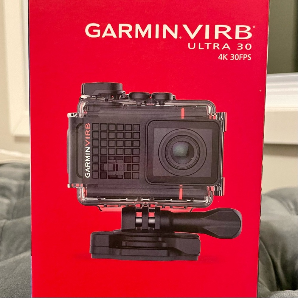 EUC | Garmin VIRB Ultra 30 Action Camera, Gimbal, & Accessories Bundle